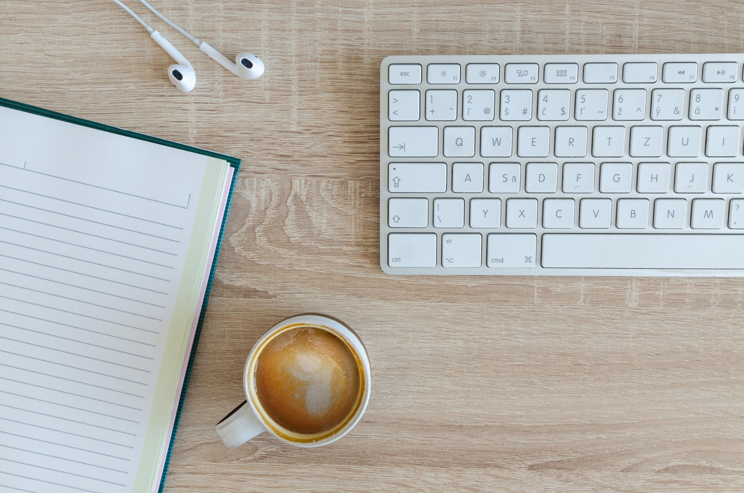 Empty writing desk, picture