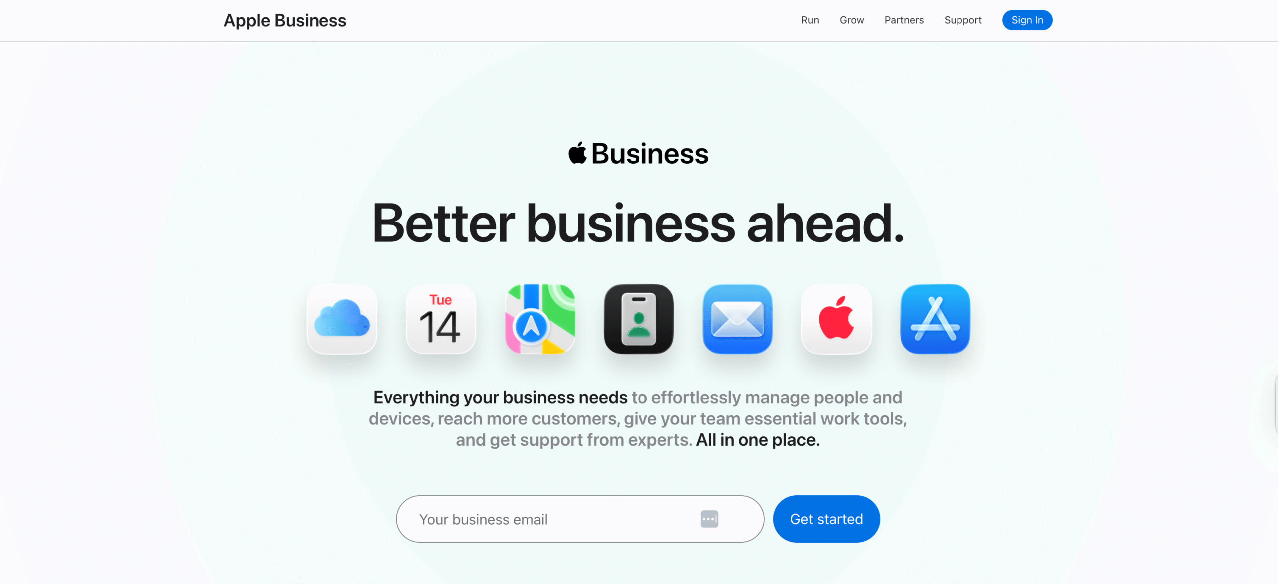 Apple Business Profile Announcement